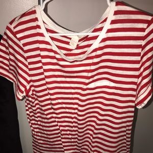 H&M Red striped shirt